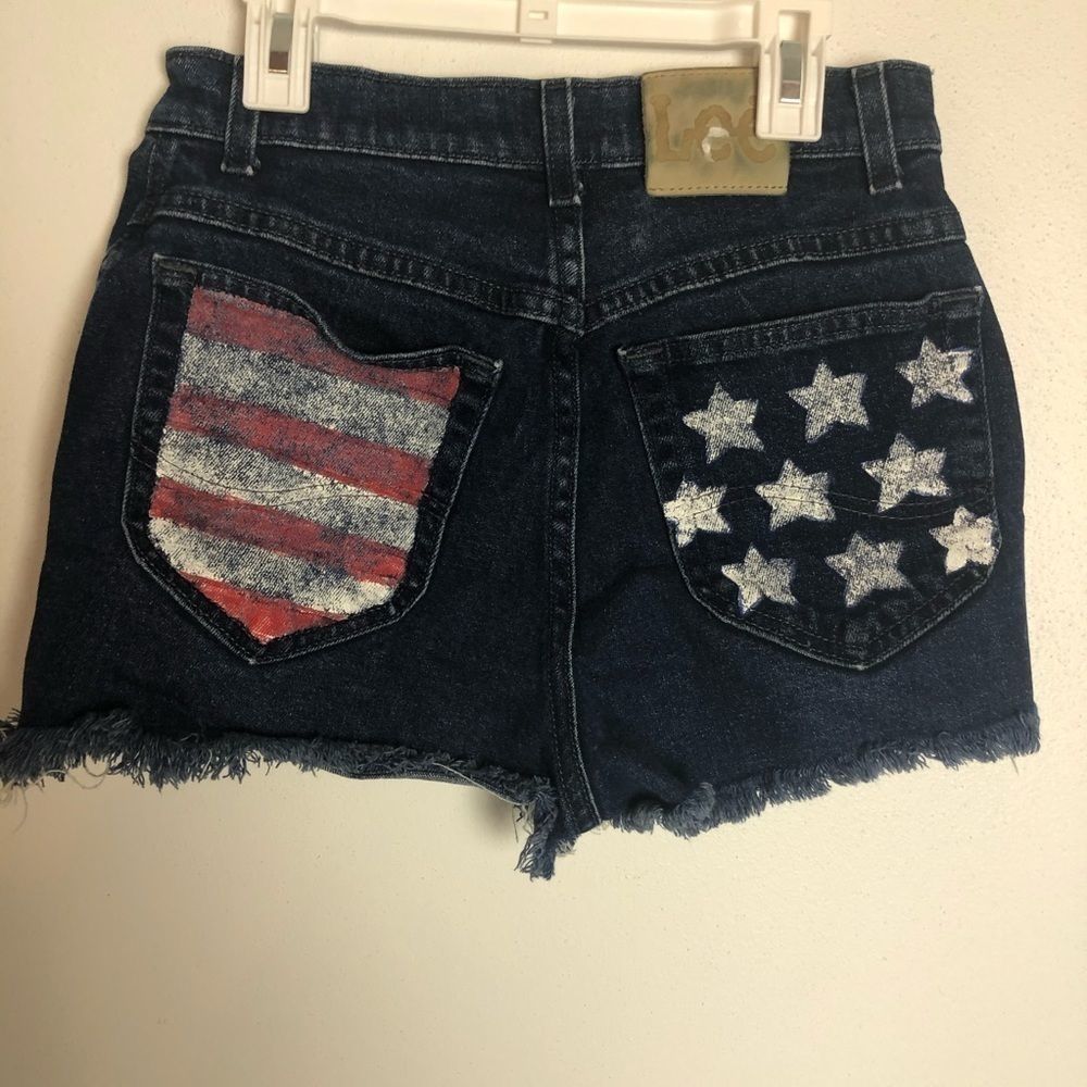 LEE American Flag Cutoff Shorts